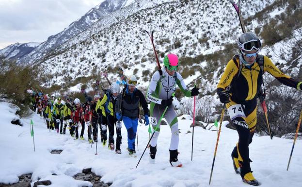 El berciano Manuel Merillas conquista el 'Ski Montaña Palentina'