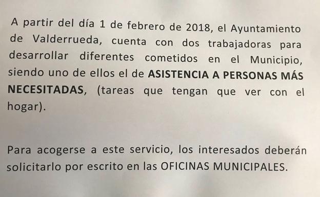 Valderrueda: cuando el peón de obra se convierte en 'asistente a domicilio'