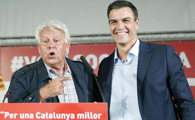 Felipe González y Pedro Sánchez retoman su relación con una comida