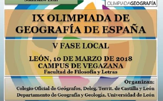 Abierto el plazo de inscripción para la IX Olimpiada de Geografía de España