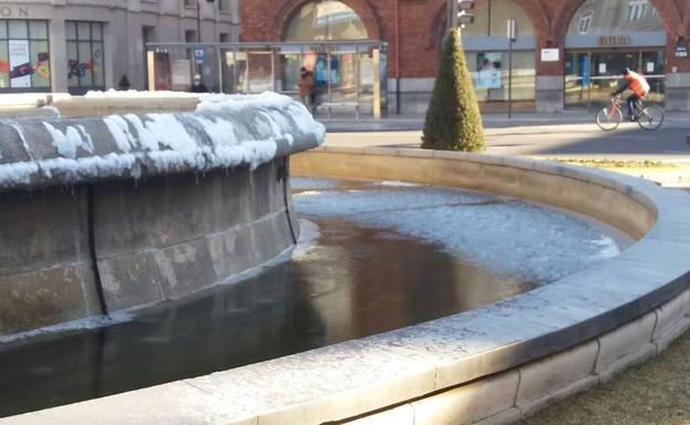 La provincia de León vuelve a congelarse esta madrugada y roza los -10 grados en Cubillas de Rueda