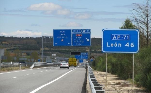 Iberpistas activa un dispositivo de seguridad vial en la León-Astorga ante el riesgo de nevadas