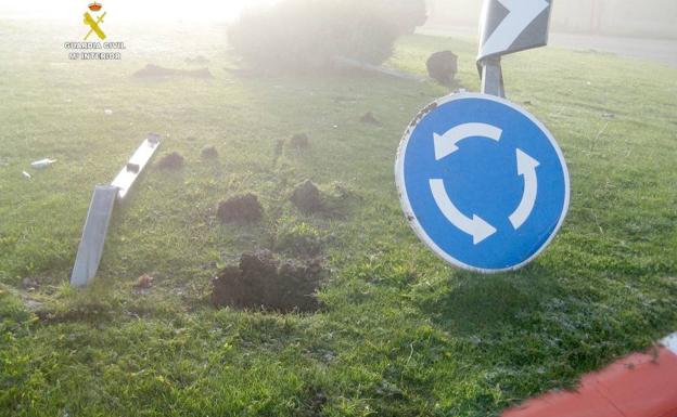Investigan a un leonés por simular un accidente de tráfico tras denunciar el robo del vehículo