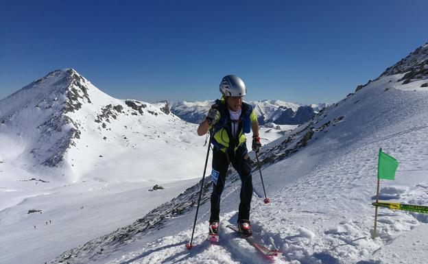 Manuel Merillas, subcampeón de la Copa de España de Skimo