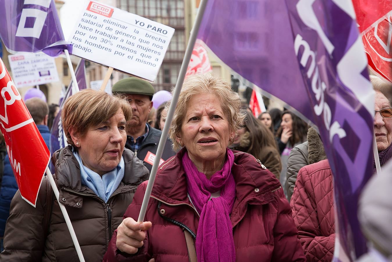 Las mujeres de Castilla y León salen a la calle en el 8-M