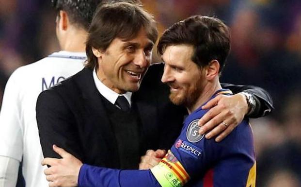 Conte: «Messi es un súper top que marca la diferencia»