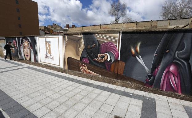 Arte urbano para homenajear a la Semana Santa