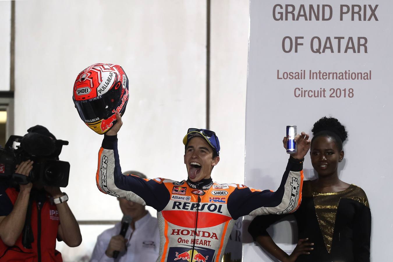 La carrera de MotoGP del GP de Catar, en imágenes