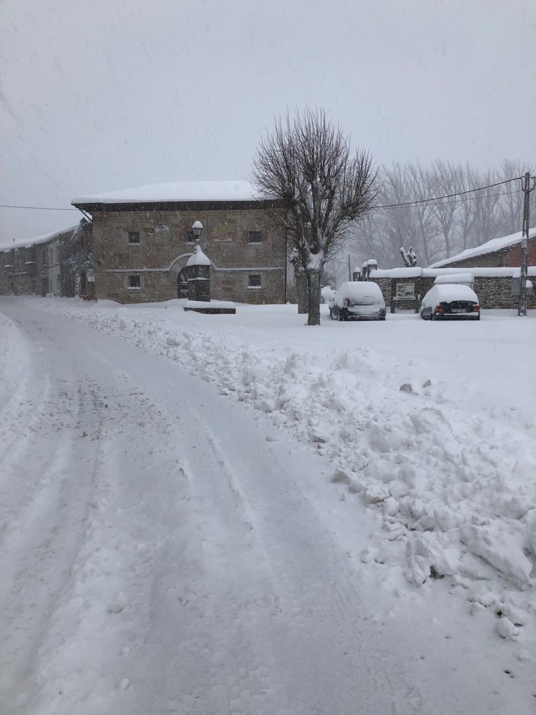 La nieve vuelve con fuerza a la provincia de León