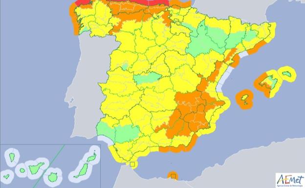 Activada la alerta naranja en León ante la previsión de nevadas y fuertes vientos