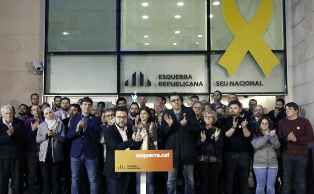 ERC pide combinar «la denuncia» de no poder investir a Puigdemont con un Govern efectivo