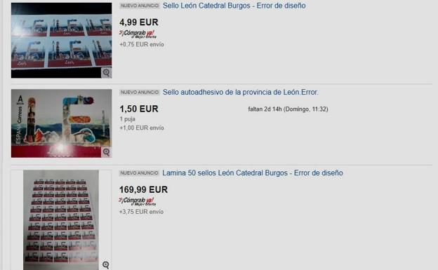 Correos agota en 48 horas los 20.000 sellos de León con la Catedral de Burgos y la reventa dispara su precio un 900%