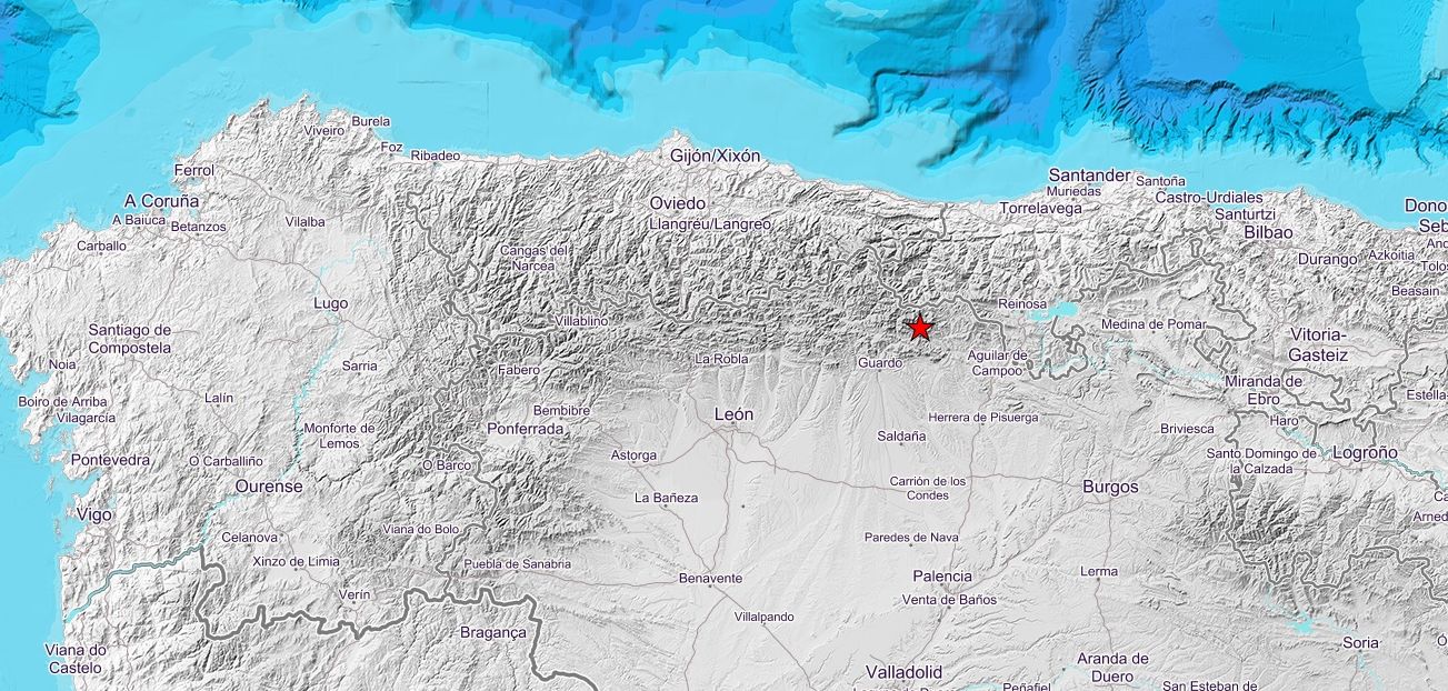 León 'tiembla' por las réplicas de un terremoto de magnitud 4.1 en Palencia