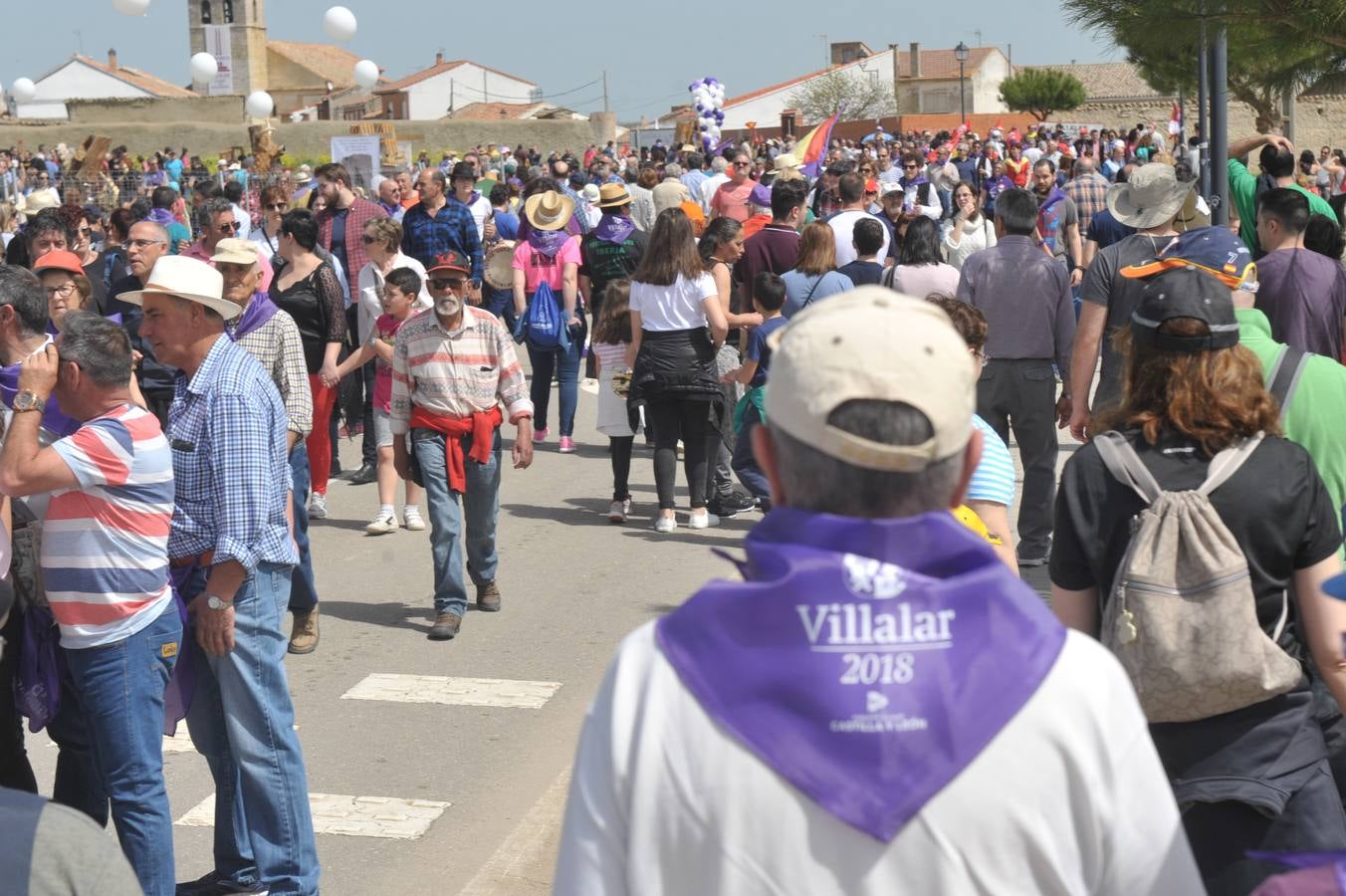 Ambiente en Villalar el Día de Castilla y León