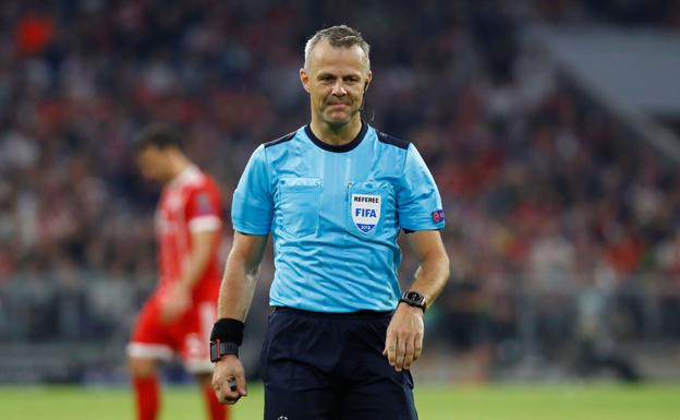 Bjorn Kuipers dirigirá la final de la Liga Europa entre Marsella y Atlético de Madrid