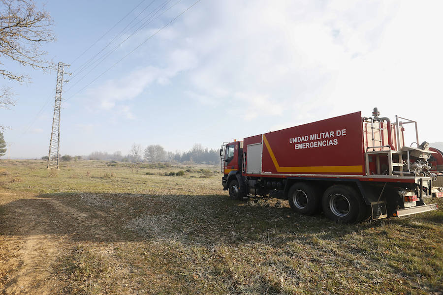 Baja a nivel 0 el incendio de Santa Colomba de Curueño, que ya se encuentra controlado