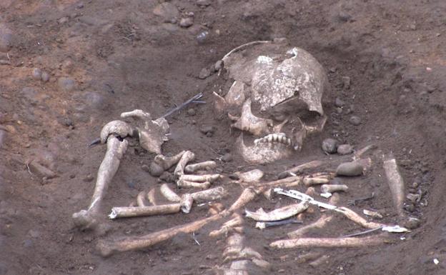 Galleguillos encuentra un sistema de calefacción romano que da idea del gran tamaño del asentamiento