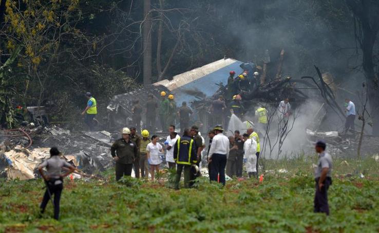 El accidente de avión de La Habana, en imágenes