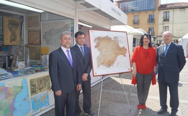 Teresa Mata preside la presentación del Mapa Cartográfico de Castilla y León elaborado por el Instituto Geográfico Nacional