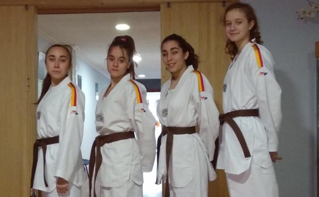 Tres taekwondistas leonesas logran el 1 DAN