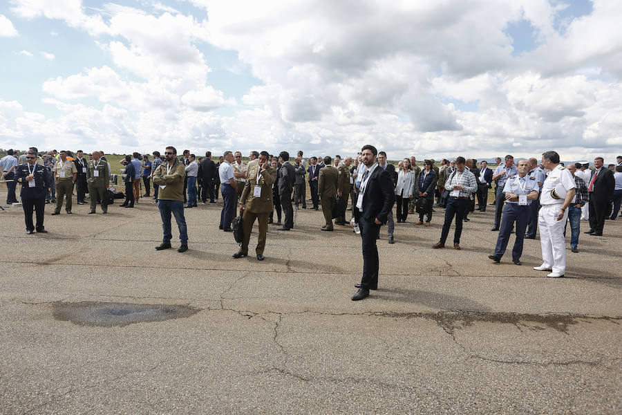 Demostraciones en la Base Aérea de la Virgen del Camino