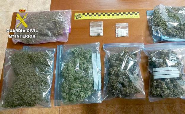 Dos detenidos por el cultivo de marihuana en el interior de una vivienda en Bembibre