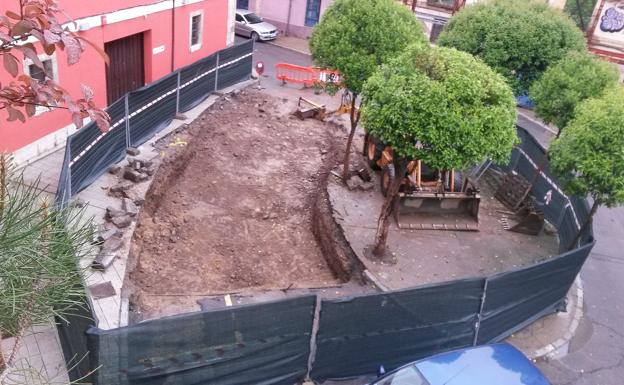 El Ayuntamiento asegura que los restos de la Plaza de San Pelayo no tienen valor arqueológico