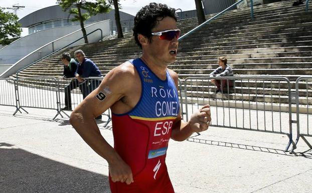 Gómez Noya, segundo en su primer Ironman