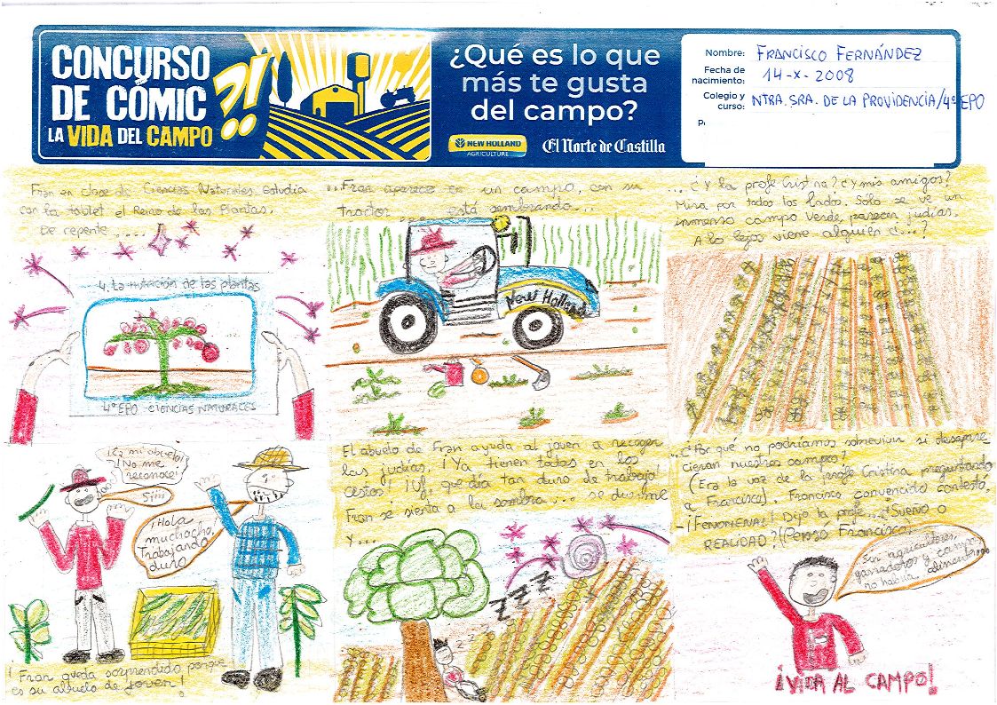 Ganadores del II Concurso de Dibujo y Cómic 'La vida del campo'