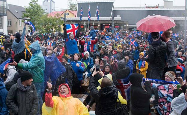 Locura total en Islandia con su selección