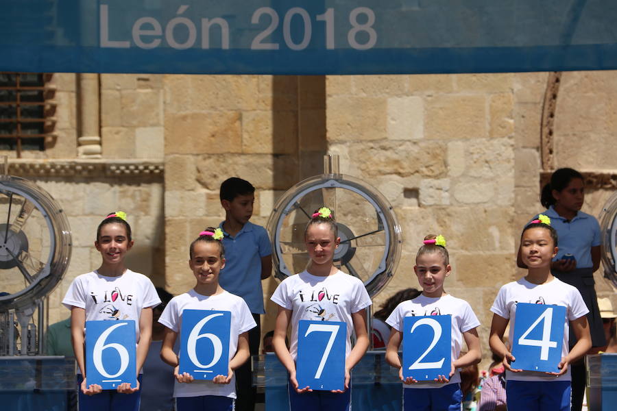 Sorteo de la Lotería Nacional en León