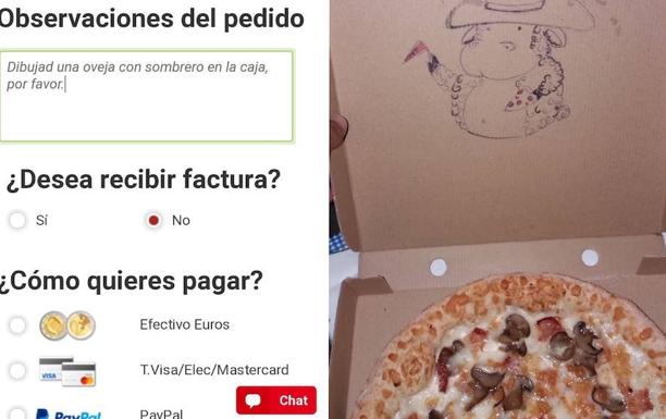 La petición a Telepizza en Valladolid que se ha hecho viral