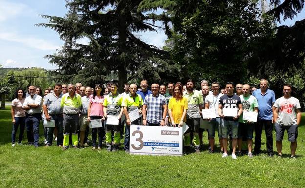 Cementos Cosmos celebra tres años sin accidentes con baja entre sus empleados