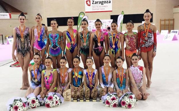 El Ritmo cosecha un abanico de medallas en el Campeonato de España