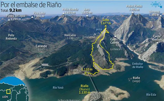 El Pico Gilbo, una ruta vertiginosa