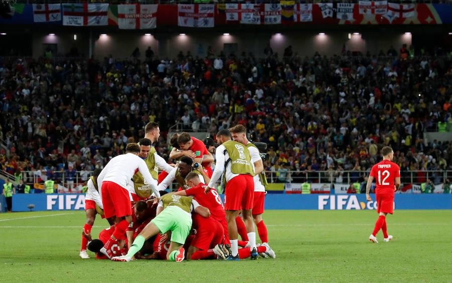 Colombia-Inglaterra, en imágenes