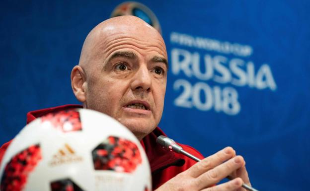 Infantino: «Nadie puede imaginarse ya un Mundial sin VAR»