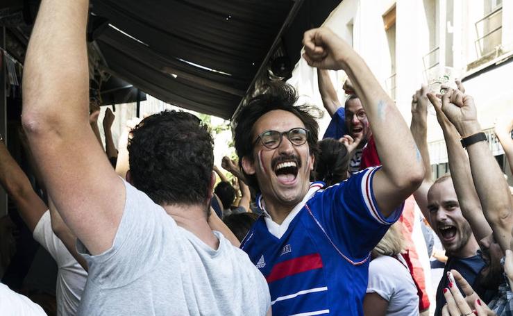 La fiesta en París por la victoria en el Mundial