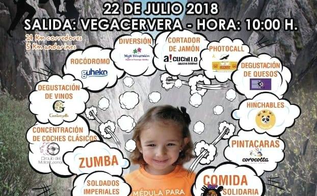 Vegacervera acoge la marcha solidaria 'Una médula para Valeria'