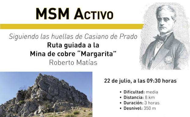 Cistierna acogerá la Ruta de senderismo a la mina de cobre 'Margarita'