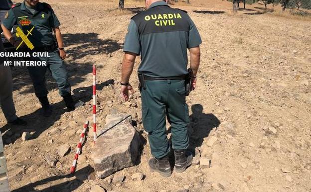 Hallada en Ciudad Real una estela de guerrero de finales de la Edad del Bronce