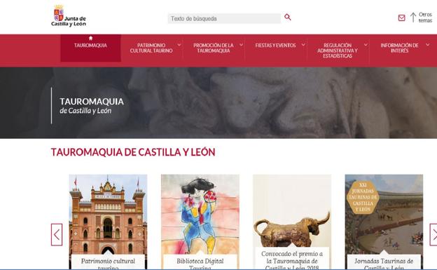 La Consejería de Cultura y Turismo publica el Portal de Tauromaquia de Castilla y León