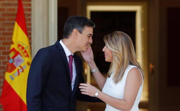 Sánchez anuncia a Susana Díaz que Andalucía contará con 500 millones de euros «inmediatos»