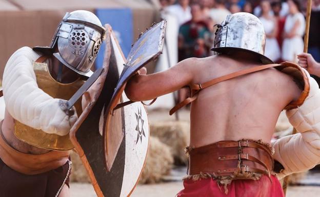 Astures frente a romanos en Astorga