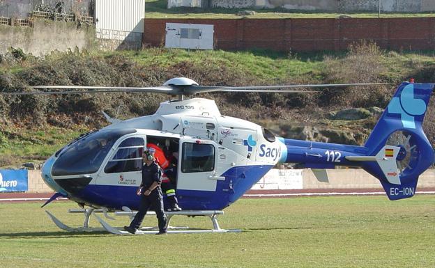 Una persona herida muy grave tras ser arrollada por una furgoneta en Velilla de Valderaduey