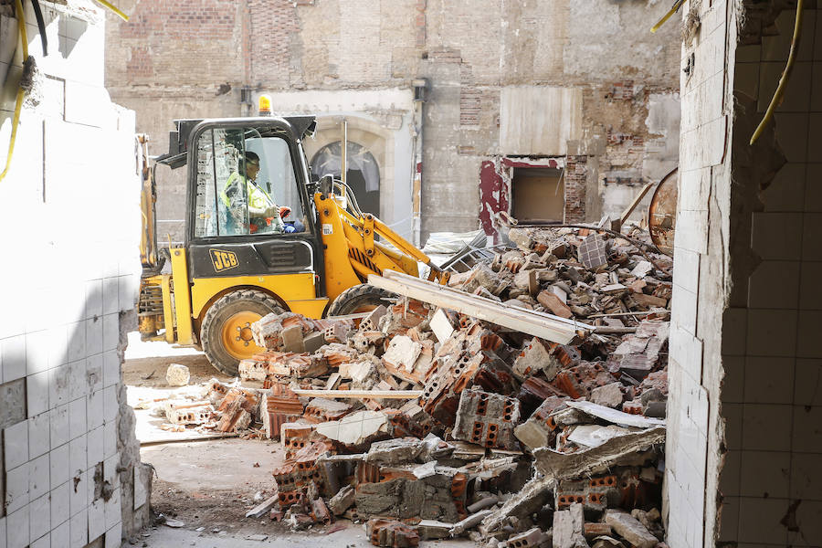 Obras del Parador Hostal de San Marcos de León