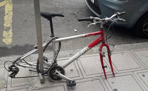 Las bicicletas no están para dormir en las calles leonesas