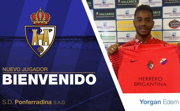 La Ponferradina incorpora al portero sub-20 Yorgan Edem