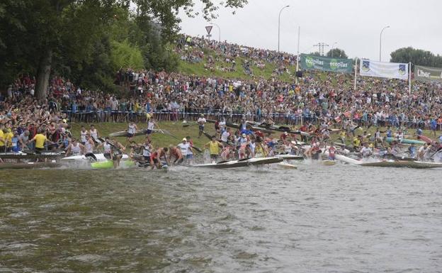 El leonés Guillermo Fidalgo vence en K-1 en el Descenso del Sella