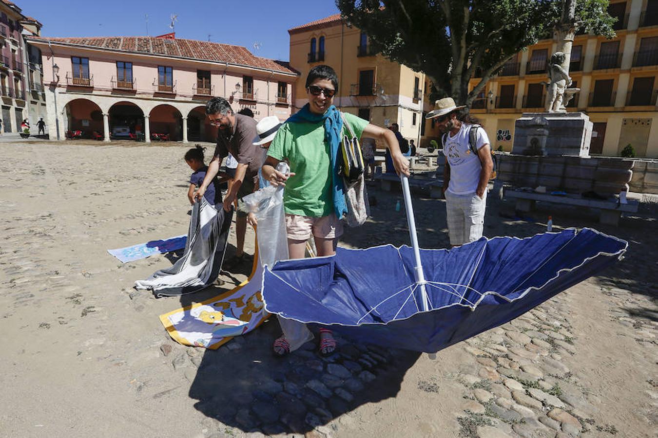 Concentración en la 'Playa del Grano'